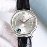 Omega Imported 9015 Movement Stainless Steel 40MM Business Silver/Black Dial Watch